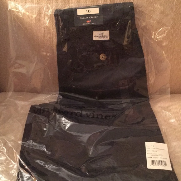 Vineyard Vines NWT boys Navy Blue size 10 shorts - Picture 4 of 4
